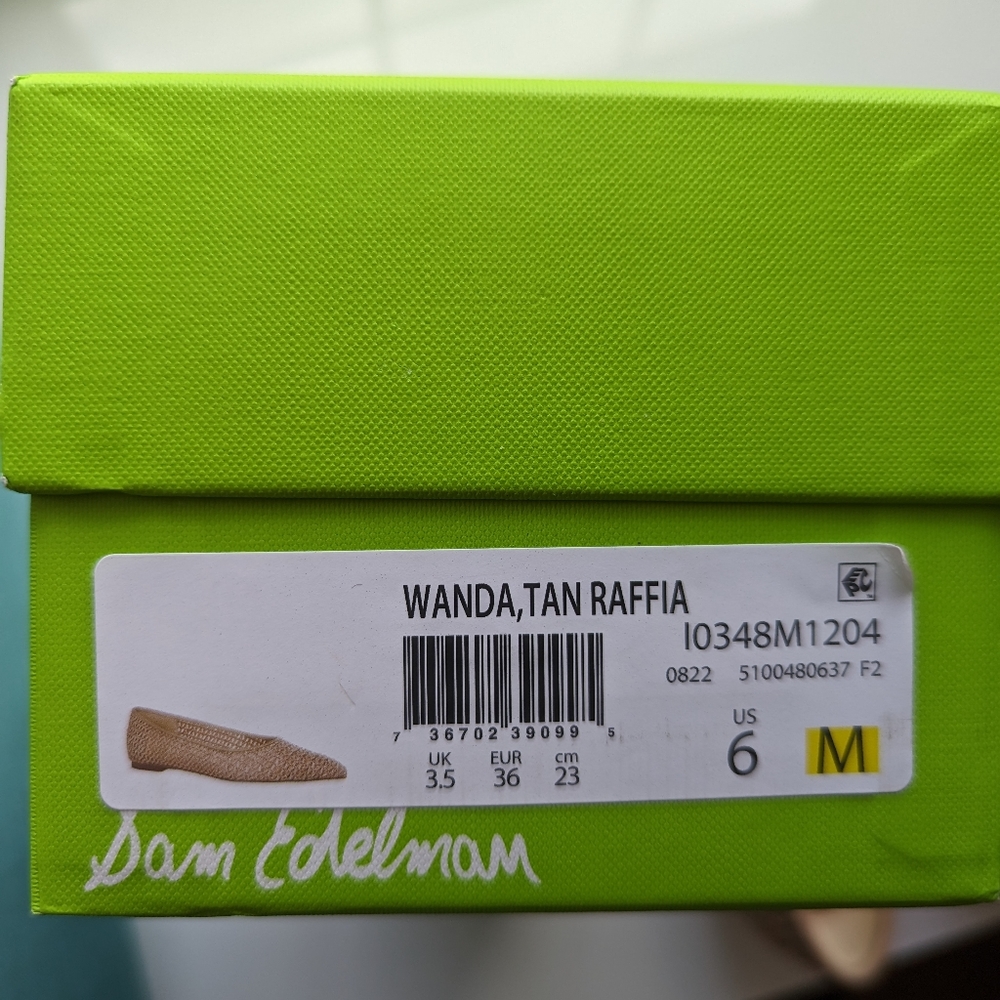 Sam Edelman Wanda Raffia Flat - Picture 2 of 6